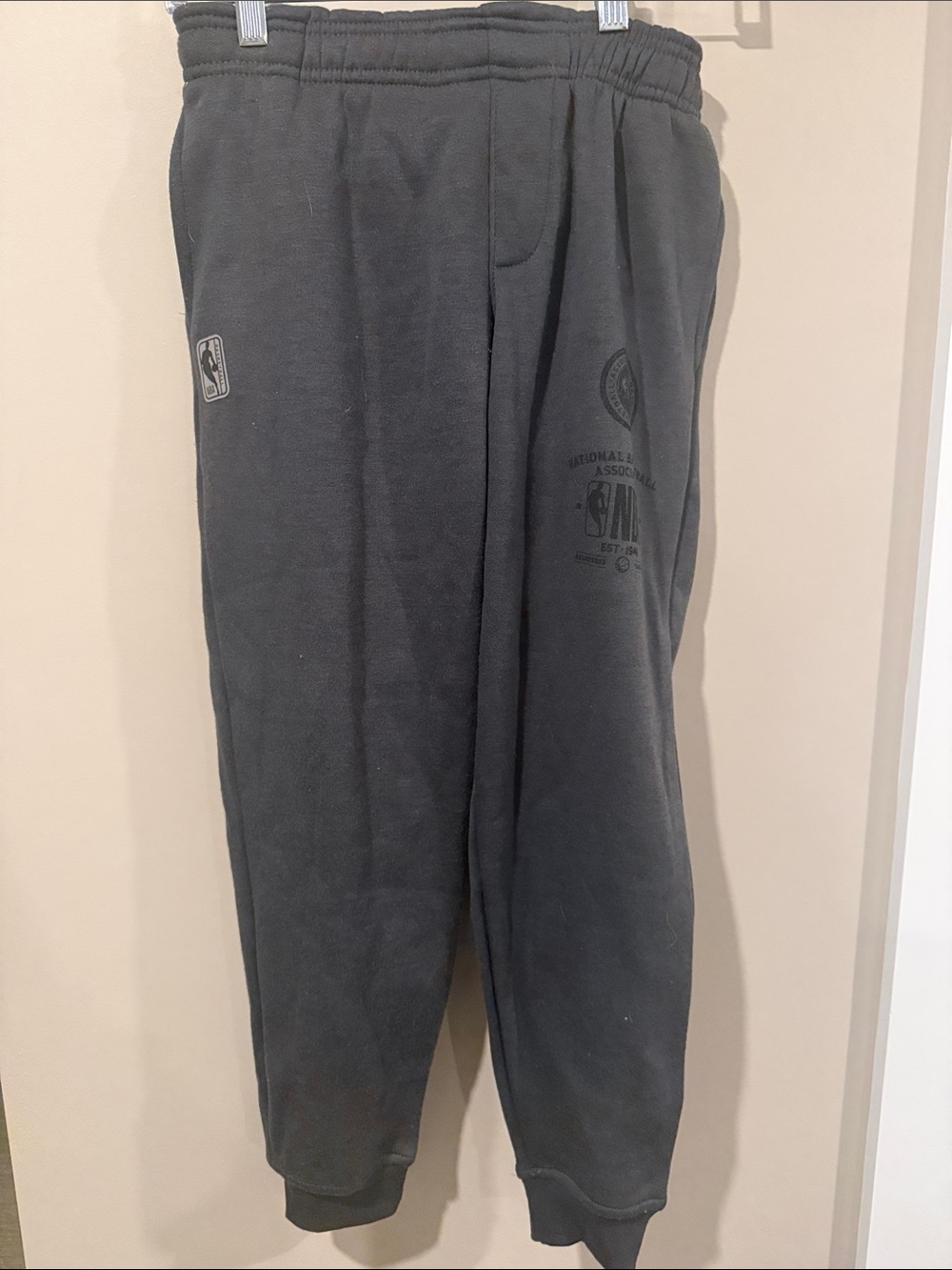 NBA Branded Kids grey Fleece Sweatpants